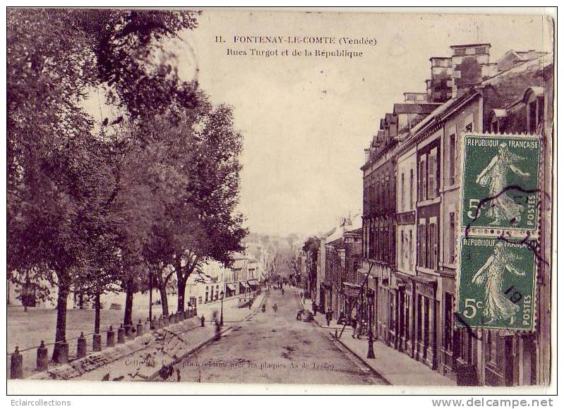 Fontenay Le Comte   Rue De La République   Voir Scan - Fontenay Le Comte