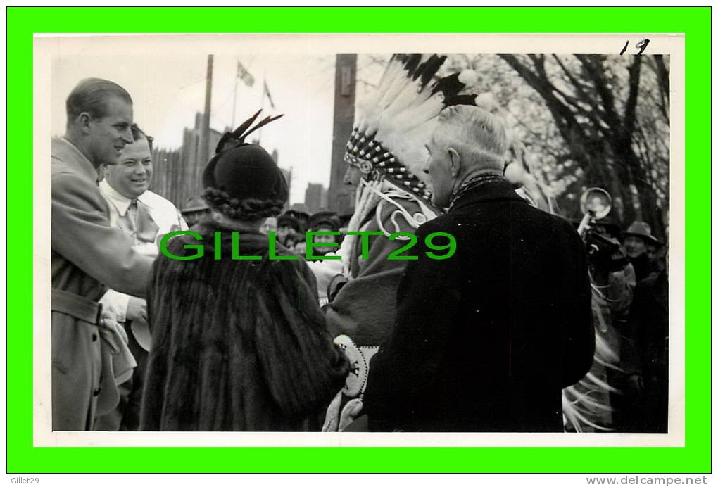 CALGARY, ALBERTA - ROYAL VISIT OCTOBER, 1951 - PRINCESS ELIZABETH & DUKE OF EDINBURGH PRESENTATION - - Calgary