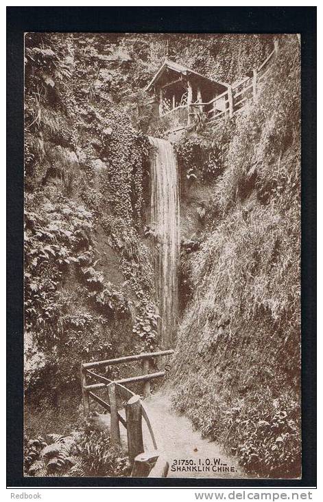 RB 837 - Early Postcard Shanklin Chine Isle Of Wight - Autres & Non Classés