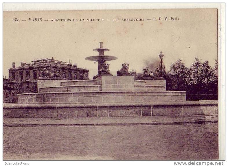 Paris      Abbattoirs De La Villette    Les Abreuvoirs  Voir Scan - Sonstige & Ohne Zuordnung