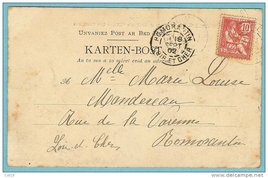 CPA 29 QUIMPERLE Vue Générale De La Haute Ville (précurseur 1902) - Quimperlé