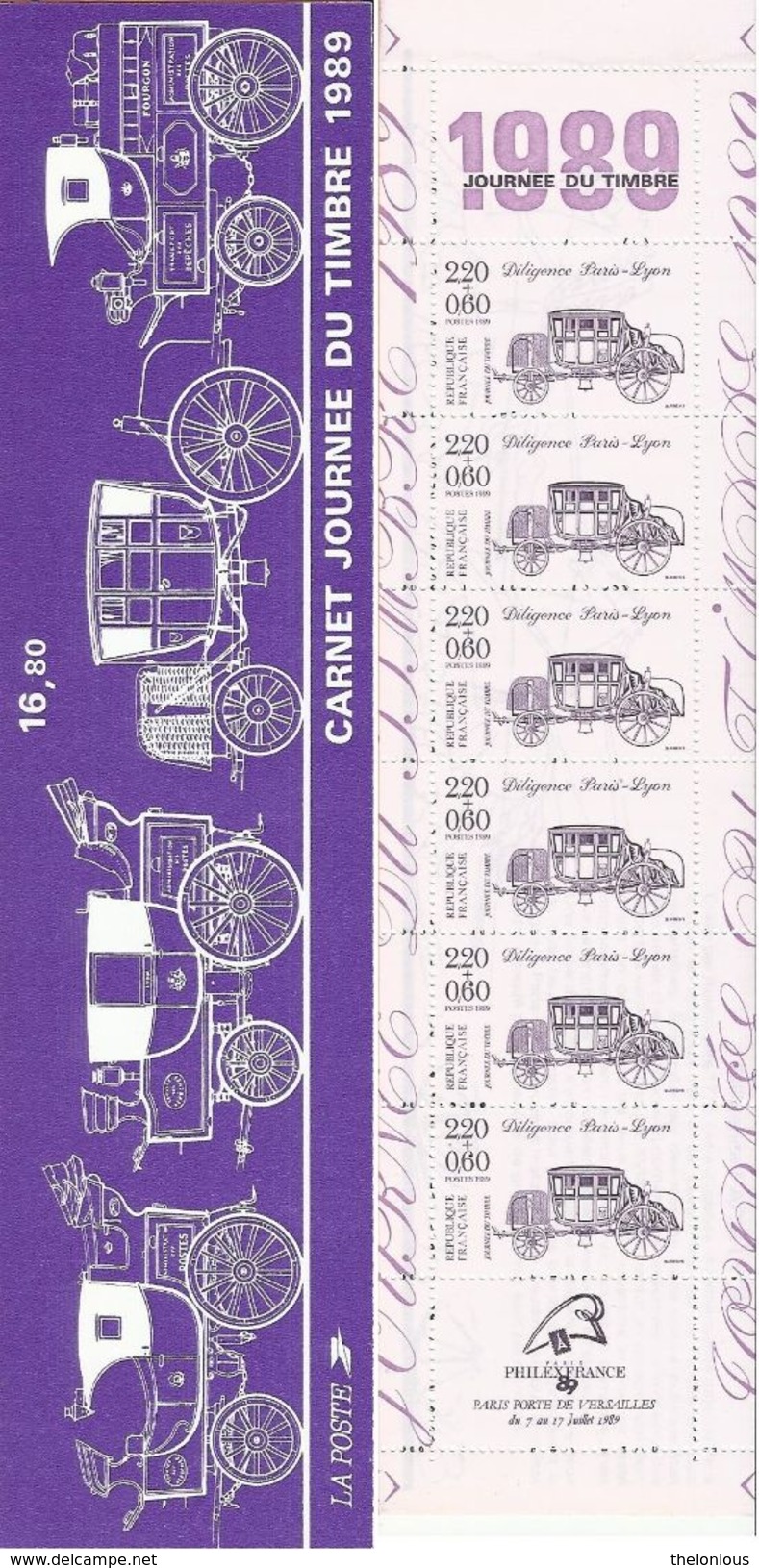 # 1989 Libretto / Carnet Non Pliéè - Nuovo / Mint - Nr. Yvert & Tellier BC2578A - Dag Van De Postzegel