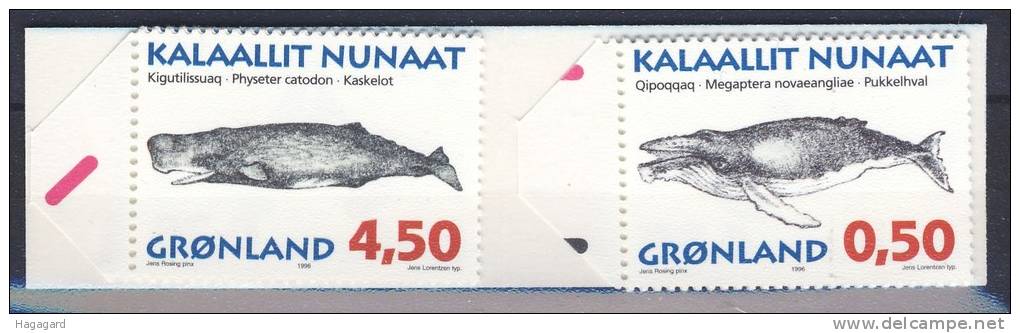 ##A846. Greenland 1997. Whales. Michel MH 7. MNH(**) - Markenheftchen