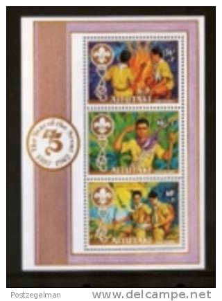 AITUTAKI 1983 MNH Block 41 Scouting - Other & Unclassified