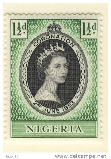 1953 QUEEN ELIZABETH CORONATION  NIGERIA - Nigeria (...-1960)