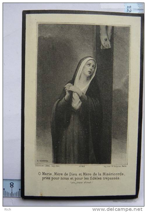 Avis De Décès, Souvenir Mortuaire : Anna Hamard, 8 Mars 1929 - Images Religieuses