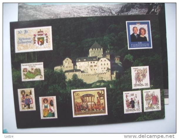 Liechtenstein With Postage Stamps - Liechtenstein