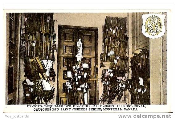 Canada - Crutches Etc, Saint Joseph's Shrine, Montreal    PL505 - Montreal