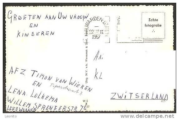 LEEUWARDEN PEPERSTRAAT Friesland 1957 - Leeuwarden