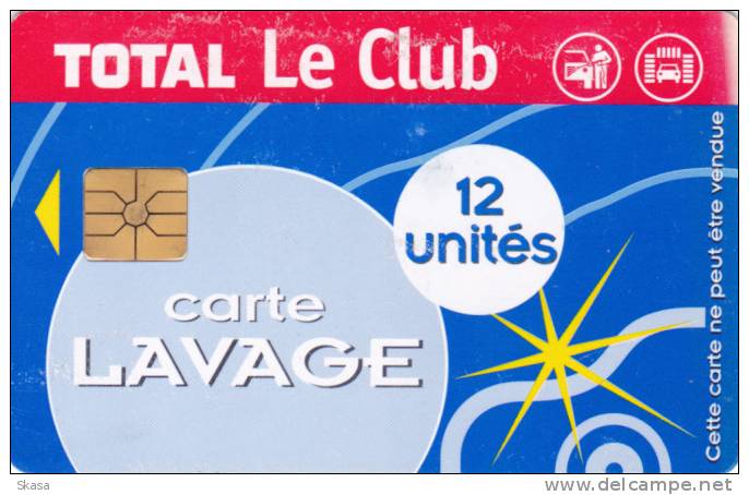 Carte Lavage Total 12U Puce GEM1 - Lavage Auto