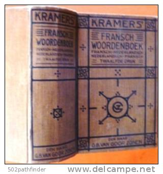 Dico KRAMERS Frans Woordenboeck- Ed2 - Brun NIMEGUE1932 - Wörterbücher