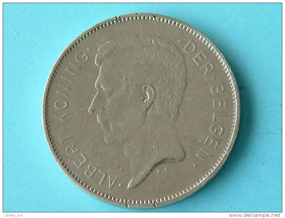 1932 VL - 20 FRANK / VIER BELGA / Morin 379a ( Uncleaned - For Grade, Please See Photo ) ! - 20 Francs & 4 Belgas
