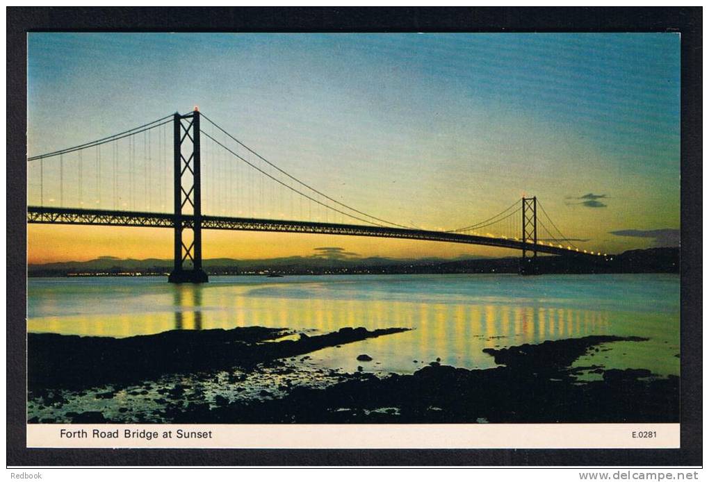 RB 838 - Postcard - Forth Road Bridge At Sunset Fife Scotland - Fife