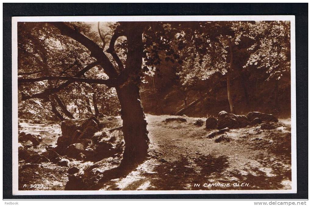 RB 838 - Real Photo Postcard - In Campsie Glen - East Dunbartonshire Scotland - Dunbartonshire