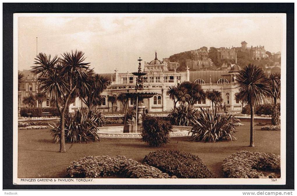 RB 838 - Postcard - Princess Gardens &amp; PavilionTorquay Devon - Torquay