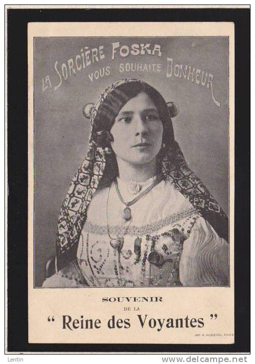 Magie, Divination - Sorciere Foska, Reine Des Voyantes, Imp Huguerre A Rouen - Astrologie