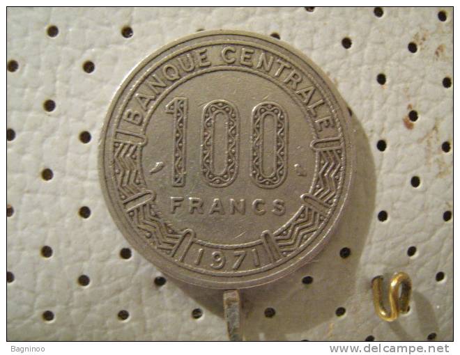 CHAD TCHAD - 100 Francs 1971 KM. 2 - THREE GAZELLE # RB - Tchad