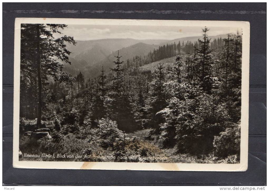 25721    Germania,  Illmenau(Thur.),  Blick  Von Der  Auerbahnstrasse  Nach Den  Schortebergen,  VG  1956 - Ilmenau