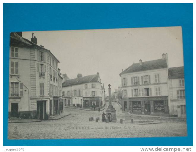 91) Longjumeau - N° 3 - Place De L´eglise ( épicerie BURET ) - Année  - EDIT - C.L.C - Longjumeau