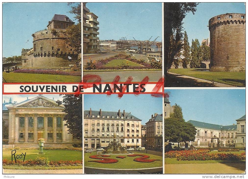 Nantes - Carte Multivues, Ref 1202-321 - Nantes