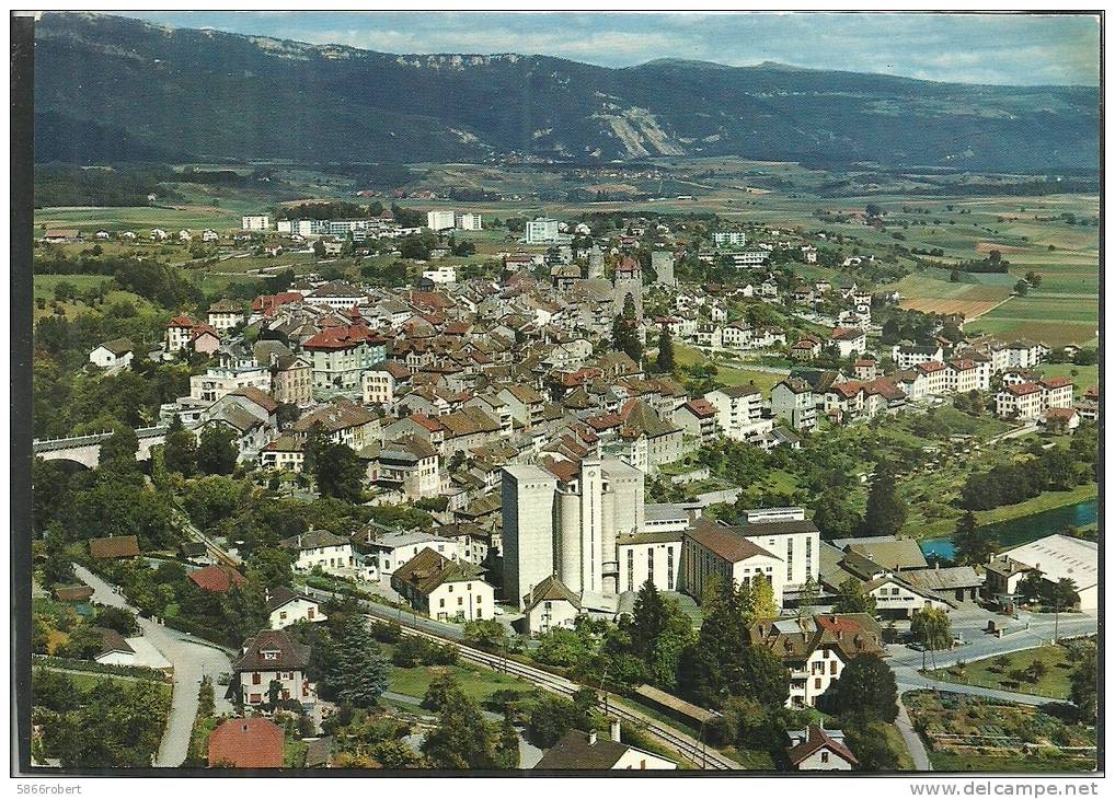 CARTE POSTALE PHOTO ORIGINALE COULEUR : ORBE LES AIGUILLES DE BAULMES ET CHASSERON SUISSE - Baulmes