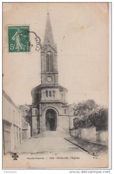 CHALUS 87 L'EGLISE BELLE CARTE RARE !!! - Chalus