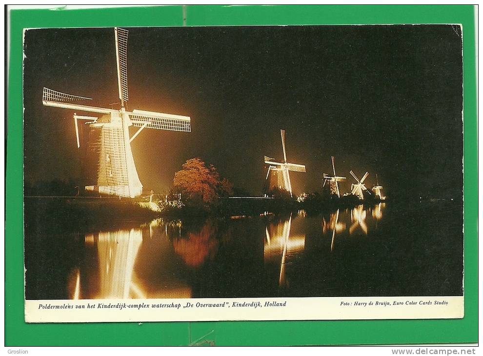 KINDERDIJK  POLDERMOLENS VAN HET KINDERDIJK-COMPLEX WATERSCHAP DE OVERWAARD - Kinderdijk