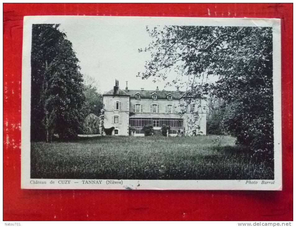 V7-58-nievre-chateau De Cuzy-tannay--beau Timbre-- - Tannay