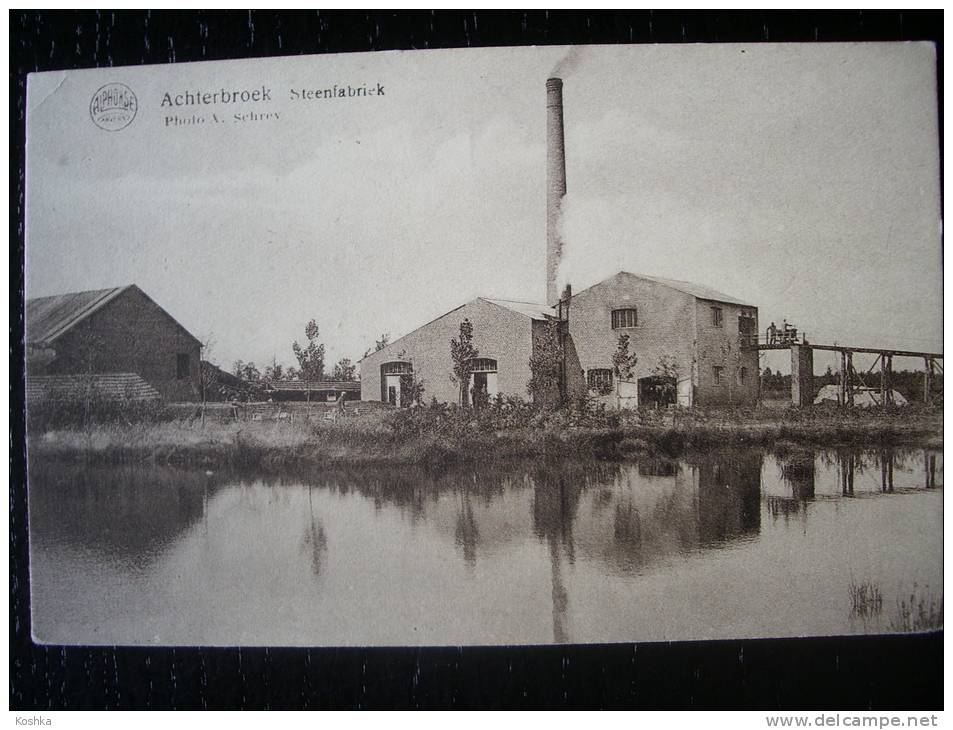 Kalmthout - ACHTERBROEK - Steenfabriek - Alphonse - Niet Verzonden - Lo1/153 - Kalmthout