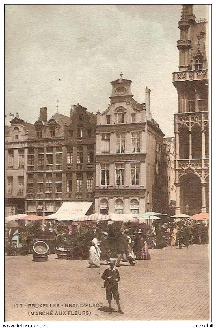 BRUXELLES-GRAND'PLACE-MARCHE  AUX FLEURS - Marchés