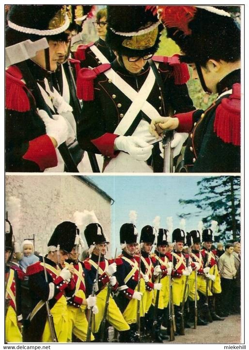 WALCOURT-MARCHE MILITAIRE DU PREMIER EMPIRE-LES SAPEURS-LES GENDARMES D'ELITE-uniformes-BONAPARTE - Walcourt