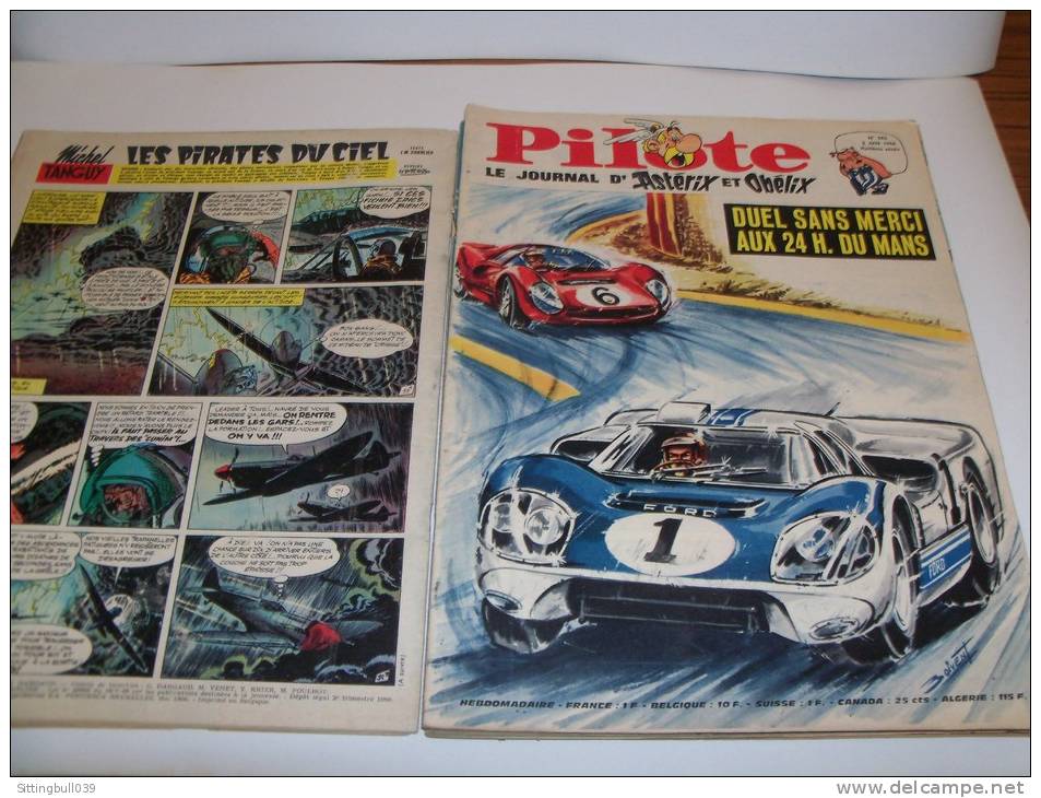 PILOTE, Le Journal D'Astérix Et D'Obélix. 1966. 10 N°s. Correspondance Reliure éditeur N° 31. Avec Pilotoramas. - Pilote