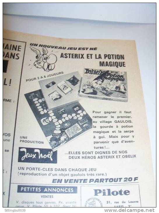 PILOTE, le journal d'Astérix et d'Obélix. 1966. 10 N°s. Correspondance Reliure éditeur N° 31. Avec Pilotoramas.