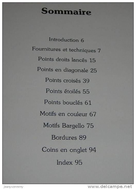 Tapisserie Techniques Et Points. - Innendekoration