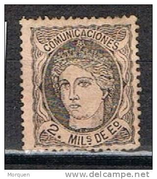 Sello 2 Milesimas Alegoria De España,  Num 103a * - Unused Stamps