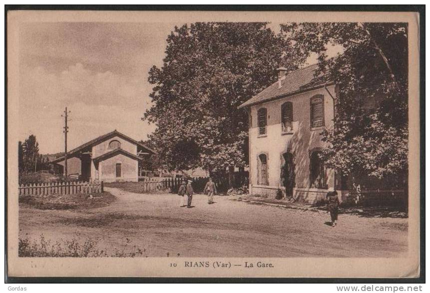 France - Rians - Var - La Gare - Rians