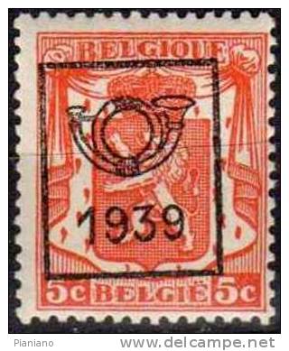 PIA  - BELGIO - 1939 : Preannullati - Tipo C - (UNIFICATO 4A)) - Typos 1929-37 (Heraldischer Löwe)