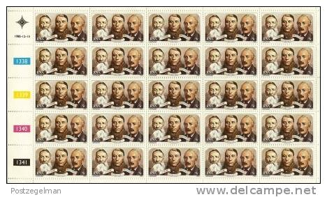 RSA 1980 MNH Full Sheet(s) (25) Stamps Paardekraal Battle 579-580 - Neufs