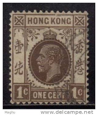 Hong Kong Used 1921, KG V, Multi Script, 1c - Used Stamps