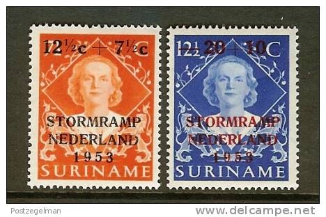 SURINAME 1953 Hinged Stamp(s) Innondation Fund 330-331 - Surinam ... - 1975