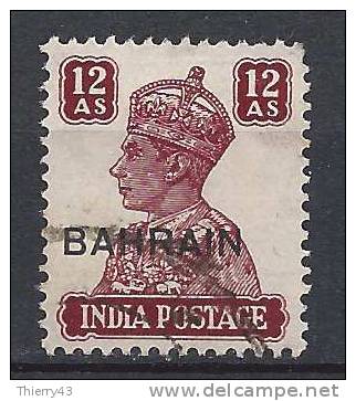 Bahrain 1943-45 -  Stamps Of India Ovpt. 12 A.  Y&amp;T 46  Mi. 48  Used, Oblitéré, Gest. - Bahrain (...-1965)