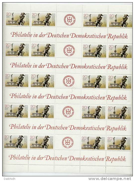 DDR 1989 National Stamp Exhibition Complete Sheets MNH / **.  Michel 3265-66 Kb - 1981-1990