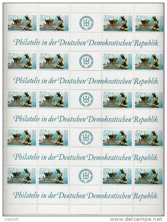 DDR 1989 National Stamp Exhibition Complete Sheets MNH / **.  Michel 3265-66 Kb - 1981-1990