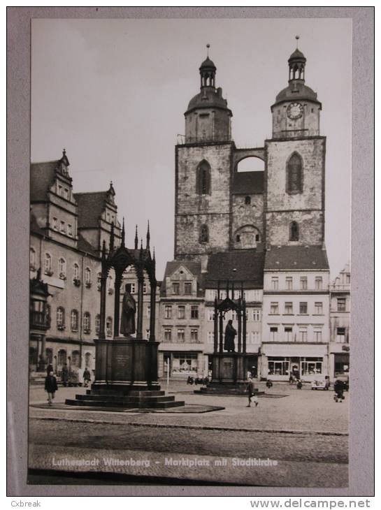 Lutherstadt Wittenberg, Marktplatz Mit Stadtkirche - Wittenberg