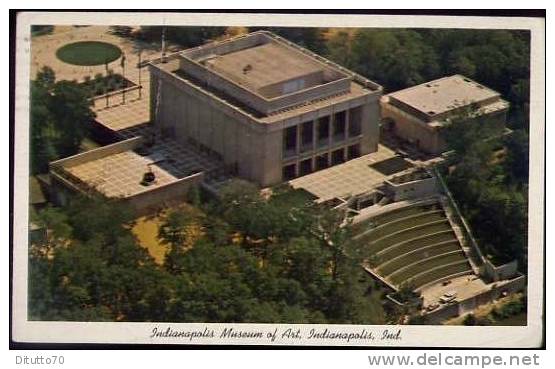 Indianapolis Museum Of Art - Aeril View Of The Musseum Showing - Viaggiata Mancante Di Affrancatura - Formato Piccolo - Indianapolis