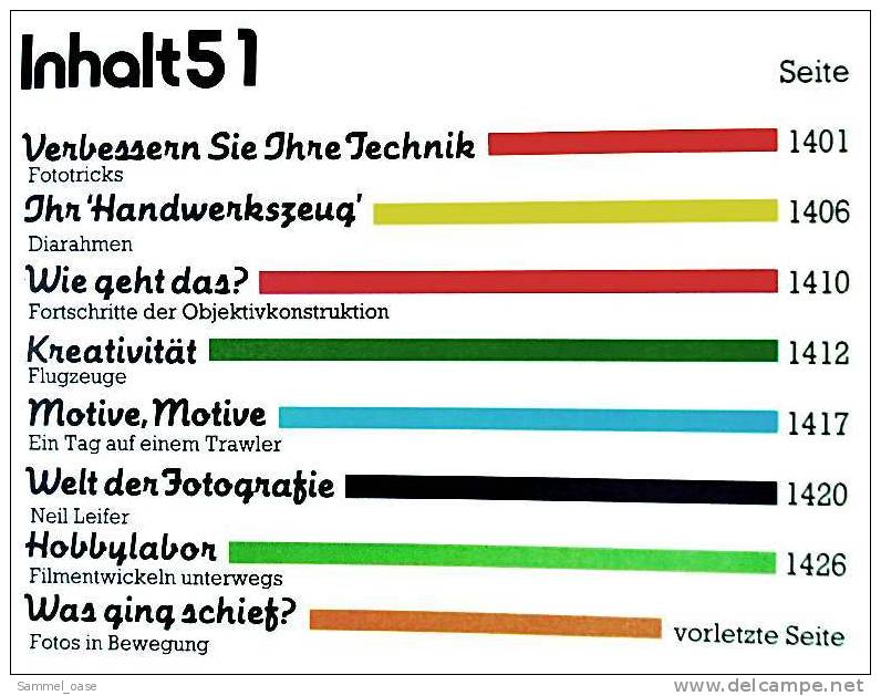 7 Zeitschriften FOTO PRAXIS Heft 51 Bis 57 , Der Kreative Weg Zum Besseren Foto , Von 1981- 1982 - Hobbies & Collections