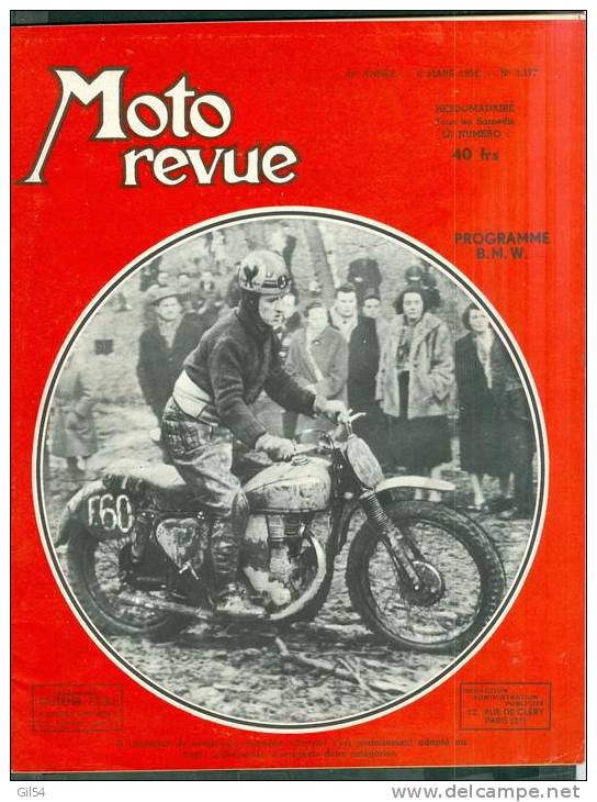 Moto Revue -   6 Mars 1954 - N° 1177 - Programme B.M.W. - Moto 11 - Moto