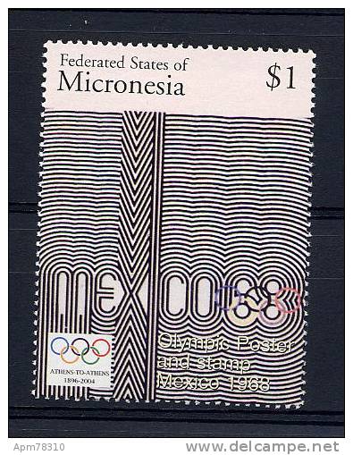 MICRONESIE 2004** Y&T 1312 Jeux Olympiques - Olympic Games / Mexico - Micronesia