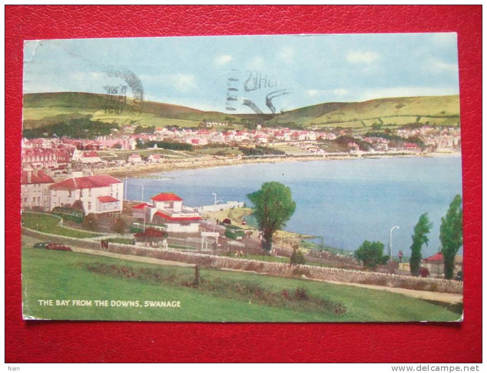 ROYAUME UNI - SWANAGE - THE BAY FROM THE DOWNS , SWANAGE - - Swanage