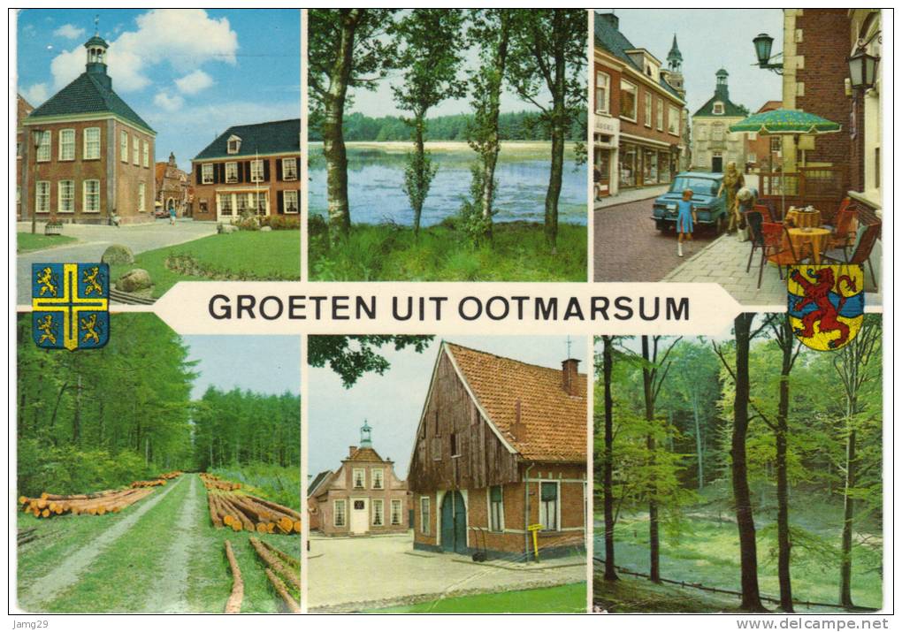 Nederland/Holland, Ootmarsum, Groeten Uit, 6-luik, 1969 - Ootmarsum